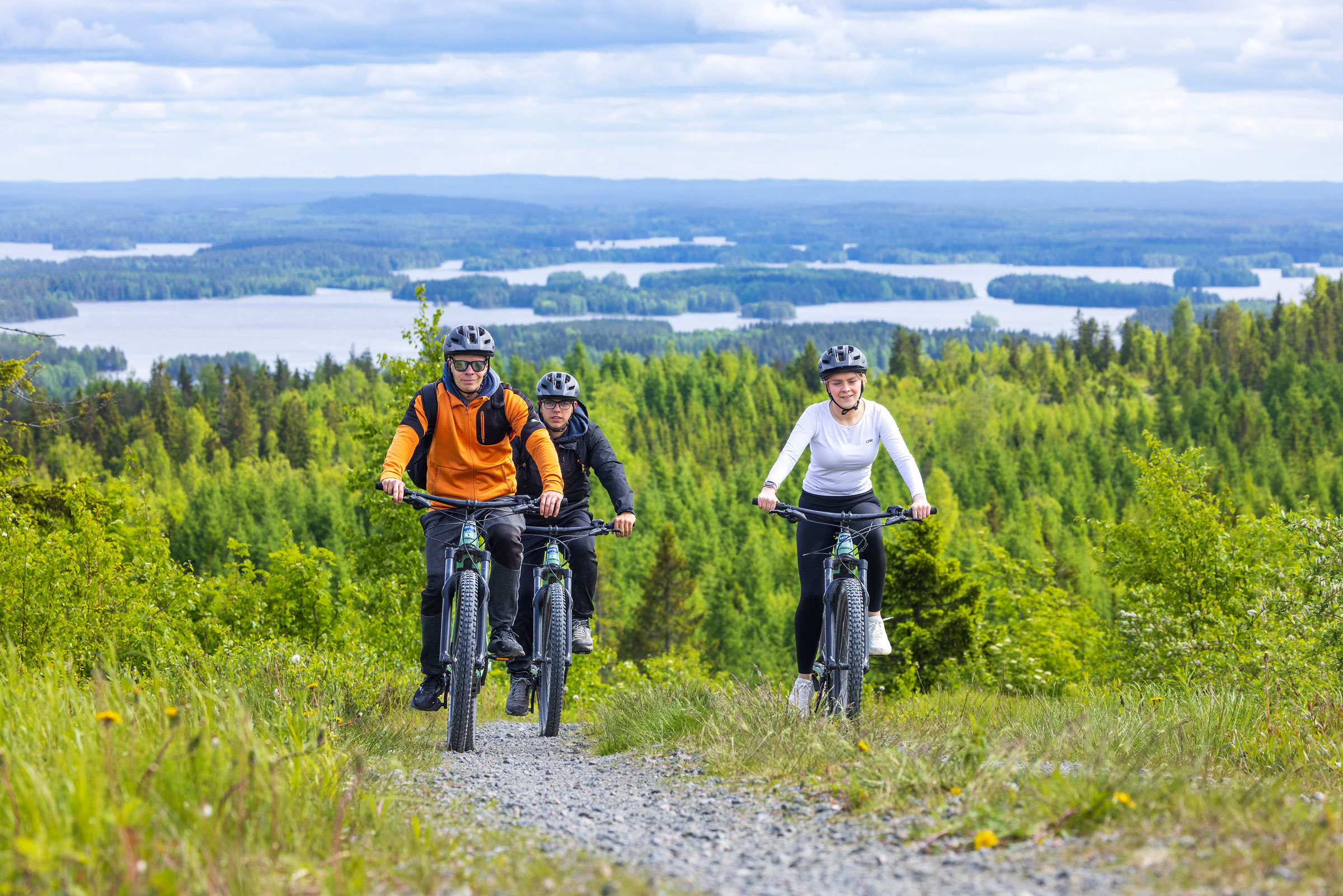 Tahko mountain biking